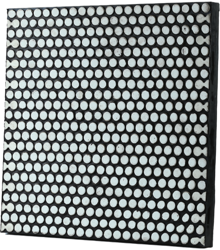 Keramiekrubbervoering Hoogs slytvaste panelekussings van ho&euml; gehalte 