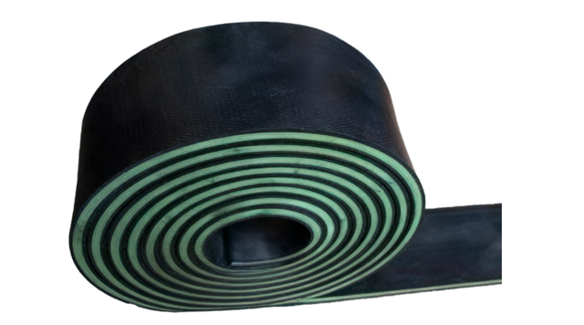 CAB 녹색 스크레이퍼 고무(HP-CAB) – 고성능 3겹 컨베이어 벨트 청소 솔루션