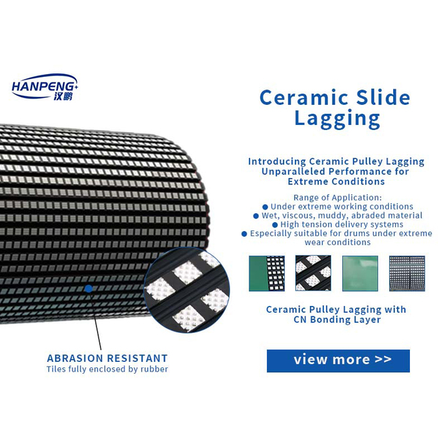 高耐磨陶瓷滑块包胶