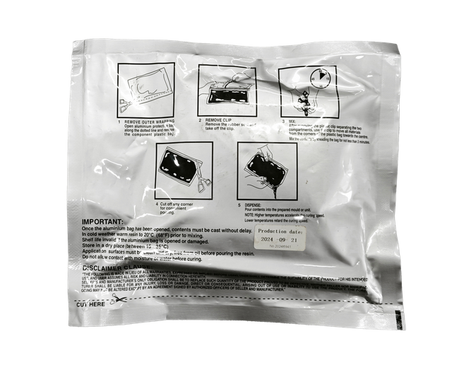 緊急輸送帶橡膠養護樹脂 - RapidFix 2 - 部分